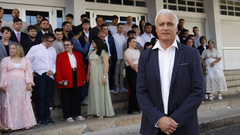 Manuel Rey, profesor que recibi� un homenaje