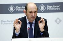 Rafael Louzn, ayer, en la Diputacin, donde carg contra la incoherencia del Concello de Pontevedra. 