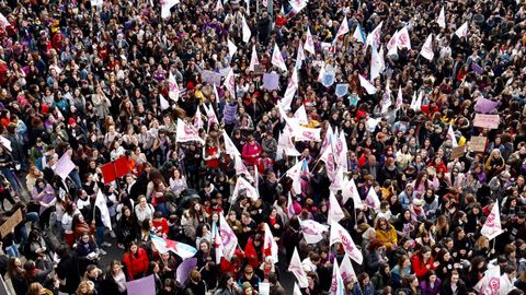 Manifestacion en Santiago