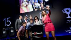 Selfie durante la presentaci�n de los cambios de la Quiniela para el pr�ximo curso