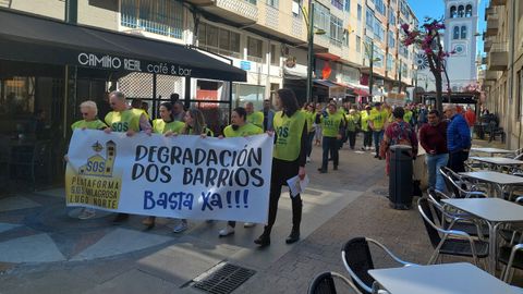 La manifestación recorrió la ciudad desde A Milagrosa hasta el centro