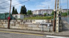 El tanatorio estaba proyectado en la parcela situada junto al cementerio de As Caldas.