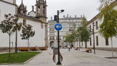 Una de las c�maras de control ubicada en San Fernando y que recoge el giro hacia el aparcamiento subterr�neo