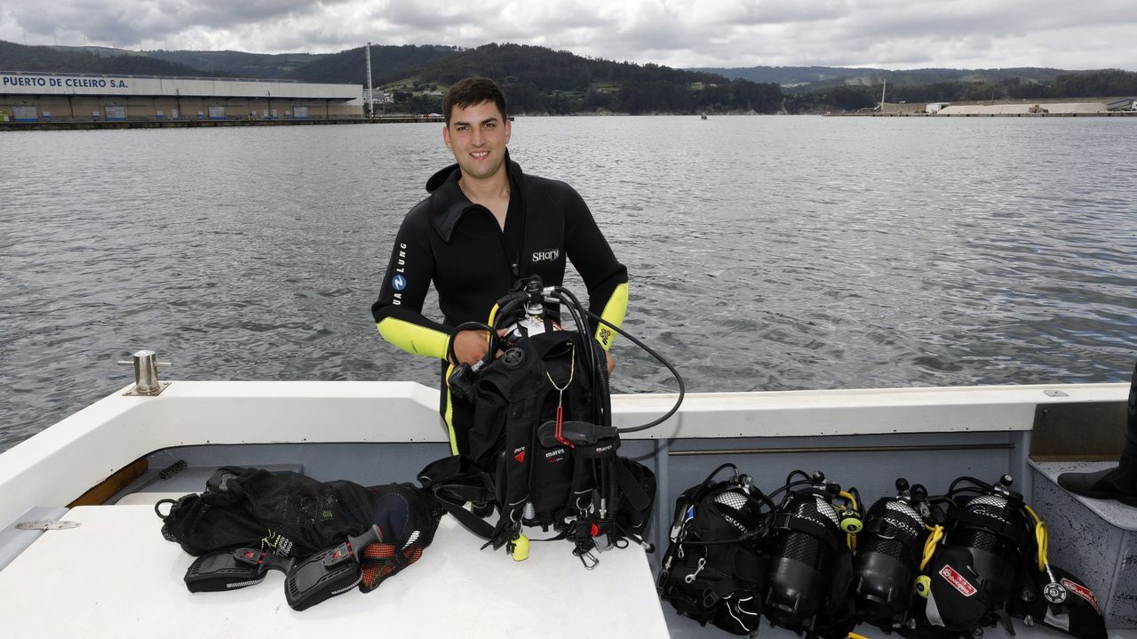 A Mariña se sumerge en el buceo: los bautismos de inmersión están de moda en la costa lucense