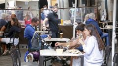 Terrazas en locales de hosteler�a de Pontevedra