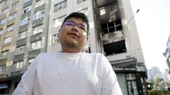 Gianmarco Rosell&oacute; sali&oacute; del edificio incendiado de madrugada poco despu&eacute;s de que lo hiciera su hermano mayor y un sobrino.