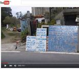 �ngel Souto B�rtola sigue difundiendo a trav�s de las redes sociales im�genes de los agentes y de su carteler�a insultante. 