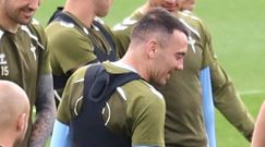 Iago Aspas, en un entrenamiento con el Celta.