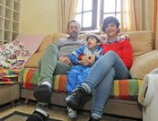 Ramiro, Manuel y Elena, una familia valiente que ha superado todas las adversidades. 