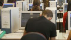 Imagen de archivo de una clase de inform�tica en Ferrol