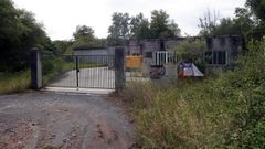 Imagen de la entrada a la captacin de agua de la parroquia de Quintela
