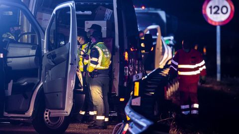 El accidente en el que falleci� un guardia civil arrollado por una furgoneta