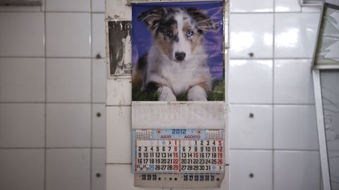 Estado actual del antiguo mercado de Santa Luc�a, en A Falperra