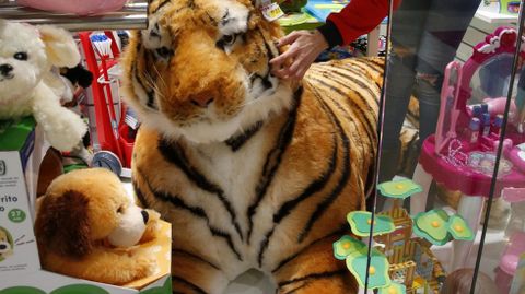 Peluche de una tienda de Pontevedra
