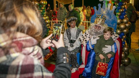 Los Reyes Magos en Porto do Son.