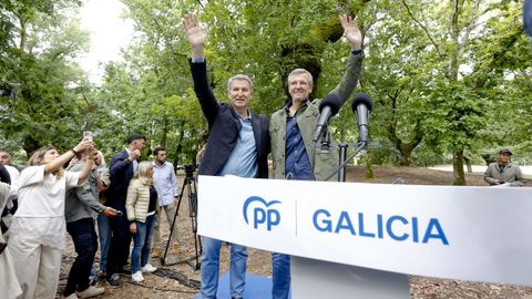 Feijoo inaugura el curso pol�tico en�Cerdedo Cotobade junto a Alfonso Rueda
