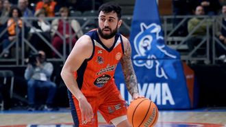 D�dac Cuevas, durante un duelo de la presente temporada.