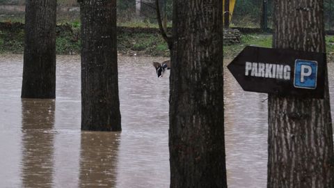 Inundaciones en Arriondas.Inundaciones en Arriondas