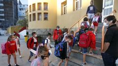 Inicio de curso en el CEIP O Grupo de Ribeira