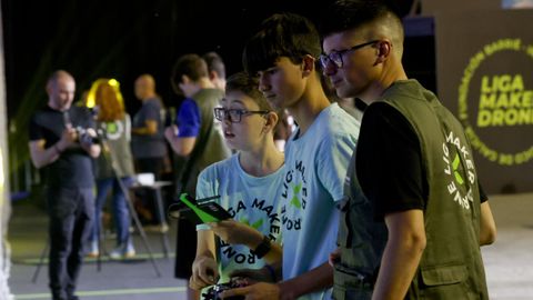 Imagen de archivo de la 2� Liga Maker Drone en el Coliseum en el 2023