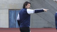 Secho Mart�nez, entrenador del Compostela