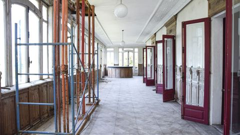 Galería acristalada del pazo de Lourizán