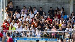 Grada del Hermanas Pati�o este domingo con el derbi Camari�as-Porte�o