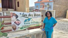 Isabel Martins hizo pr�cticas en el centro Lar dos Idosos, en Praia