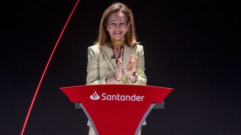 La presidenta del Banco Santander, Ana Bot�n.