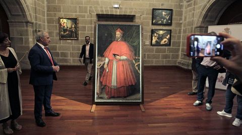 La restauraci�n permite ver los colores originales de la pintura, que data del siglo XVII