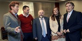 La redacci�n central de La Voz de Galicia acogi� la mesa de debate sobre las perspectivas en el �mbito del empleo.