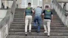 El detenido por un delito de incendio forestal es vecino de la comarca de Monterrei.