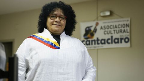 Daysi Ram�rez, presidenta de la Asociaci�n Cultural Cantaclaro de Celanova.