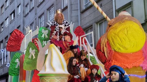 Cabalgata de los Reyes Magos en Pontevedra