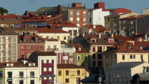 Edificios del centro de Gij�n