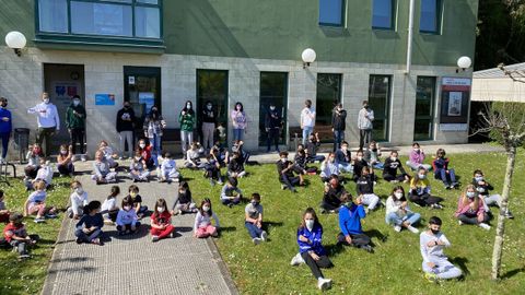 Un grupo de alumnos del centro que participar� en este Camino virtual