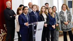 El alcalde de Ferrol, el popular Jos Manuel Rey Varela, en la presentacin de los presupuestos de 2026