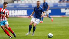 Edu Cortina en un partido ante el Lugo