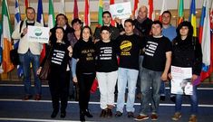 Representantes de la varias plataformas gallegas estuvieron este mi�rcoles en el Parlamento Europeo.