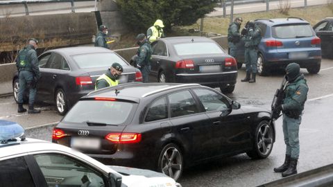 Control de la Guardia Civil, en una imagen de archivo.