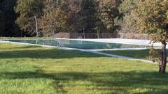 Imagen de la piscina de O Couto ya terminada tomada a finales del a�o pasado.