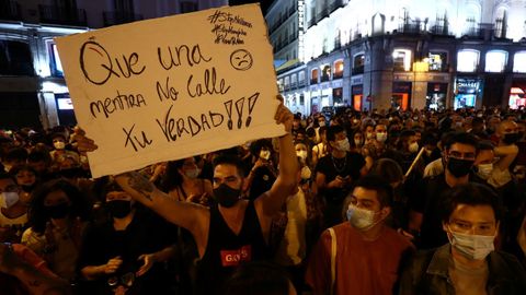 Ms de 600 personas se concentraron este mircoles en Sol contra las agresiones al colectivo LGTBI