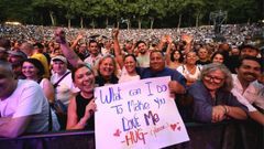 P�blico en uno de los conciertos en el recinto al aire libre