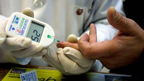 Prueba de la diabetes.