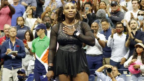 Serena Williams, tras ser derrotada por Ajla Tomljanovic