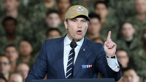 El jefe del Pentgono, Pete Hegseth