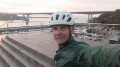 Triki, en Ribadeo, antes de partir en direcci�n a A Guarda.