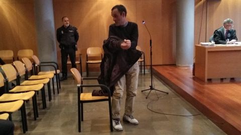 El acusado del crimen de Salesas durante el juicio