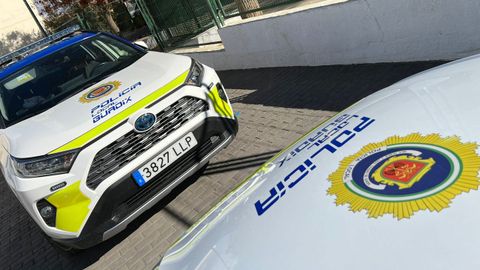 Dos vehículos patrulla de la Policía Local de Guadix en una imagen de archivo