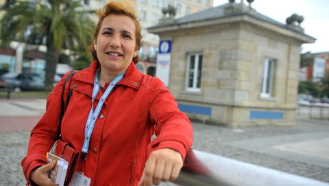 La guía Isabel Díaz-Robles es la encargada de hacer de cicerone durante el recorrido